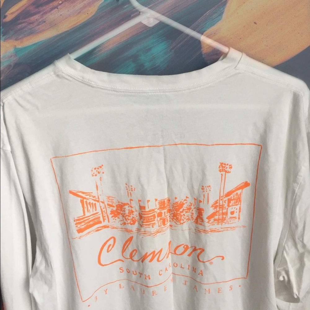 Lauren James Clemson Long sleeve Tee
